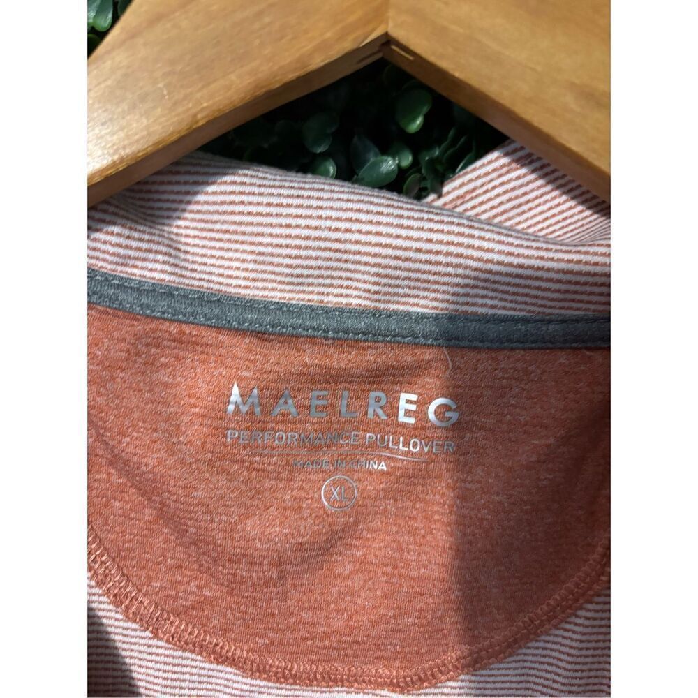 Maelreg Orange Quarter Zip Performance Quarter Zip Sz XL - Picture 4 of 4